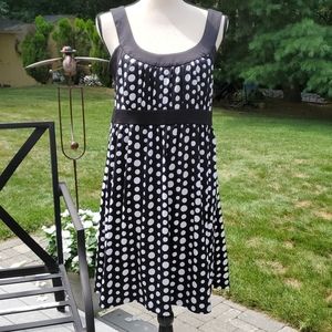 JFW Sleeveless Polka Dot Dress
